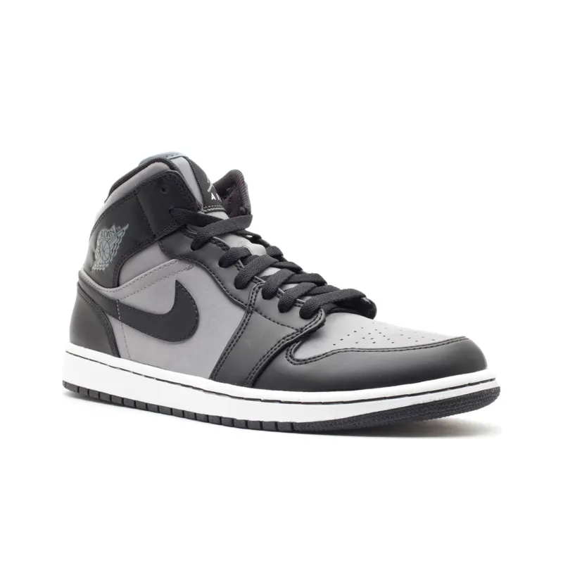 Jordan 1 Mid Cool Grey Black-1