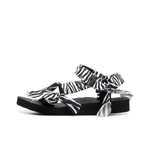 Arizona Love Trekky Zebra-estampill Gauze Sandals