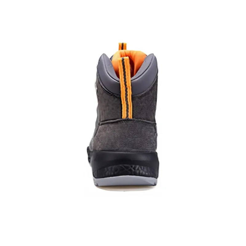 HUMTTO Abrasion Resistant Breathable High Top Outdoor Shoes Men's Gray Yellow-3