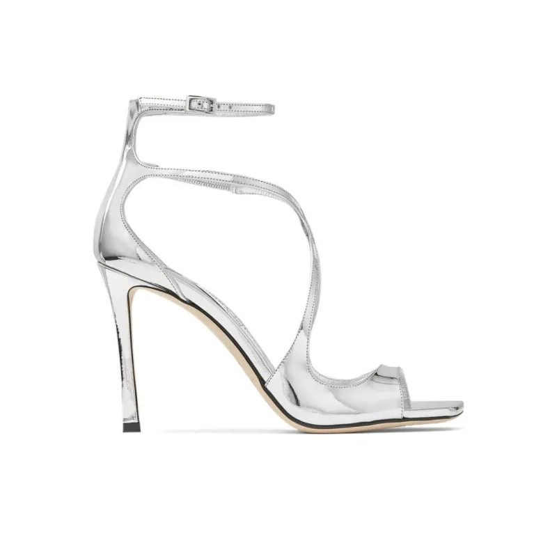 Jimmy Choo Azia 95mmm Leather Sandals-1