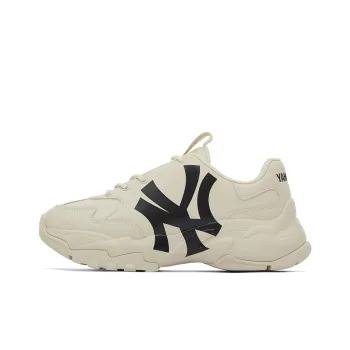 MLB Big Ball Chunky Low Top Chunky Sneakers Unisex Beige Yellow