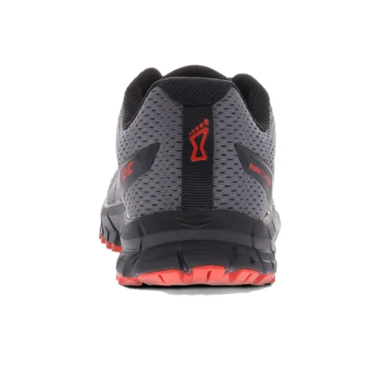 INOV-8 Cushioned Slip-Resistant Breathable Low-Top Running Shoes Men's Red Gray-3