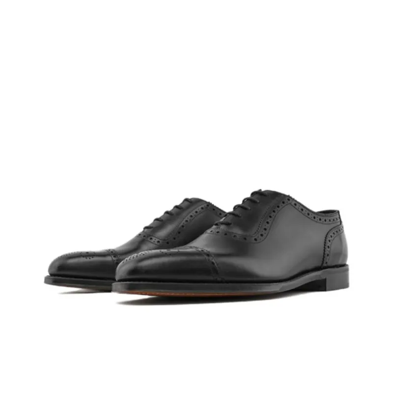 LOAKE Dress Shoes Men Low Top Black-2