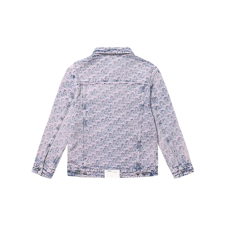 Mishkanyc Denim Jacket Unisex Purple-1