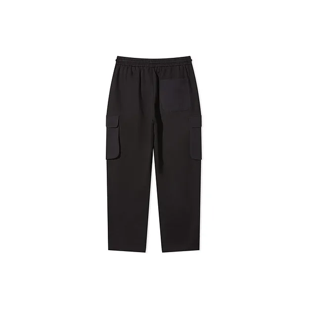 Cabbeen Knitted Sweatpants Men's Coal Black-1