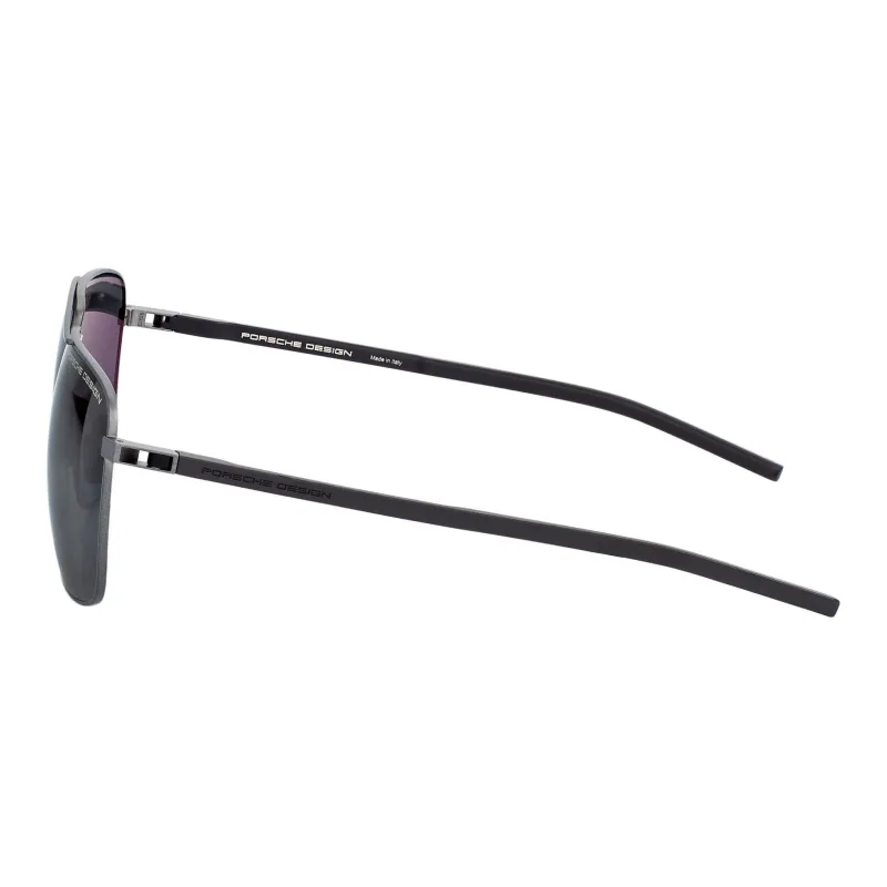 PORSCHE DESIGN Plate And Metal Aviator Sunglasses Men's Dark Gray-2