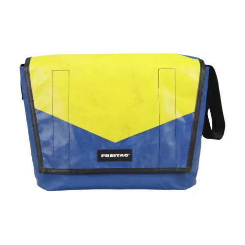 FREITAG Crossbody Bags Royal Blue With Yellow Accents