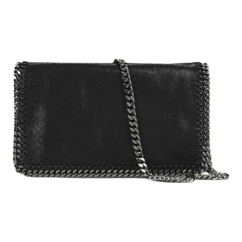 Stella McCartney Falabella Recycled Material Crossbody Bag Shoulder Bag Women's Black-0