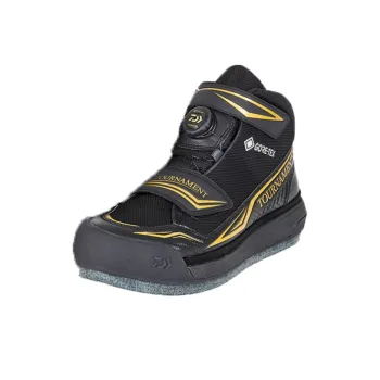 DAIWA Cushioned Slip-Resistant Low-Top Trekking Shoes Men's Black Gold