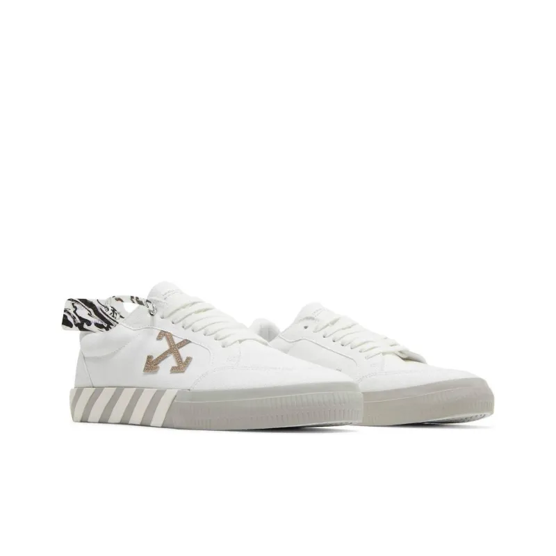 OFF WHITE Vulc Low Eco Canvas White Grey-4