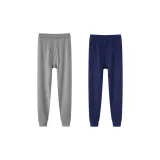 [100% cotton 2 Pack]Dark Gray+Navy Blue