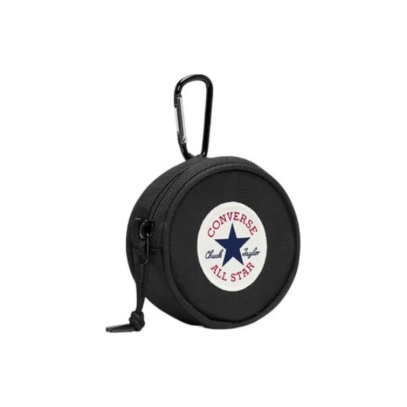 Converse Polyester Coin Purse Mini Unisex Black-4