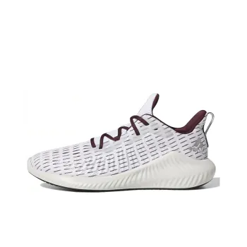 Adidas Alphabounce+ 'White Maroon'