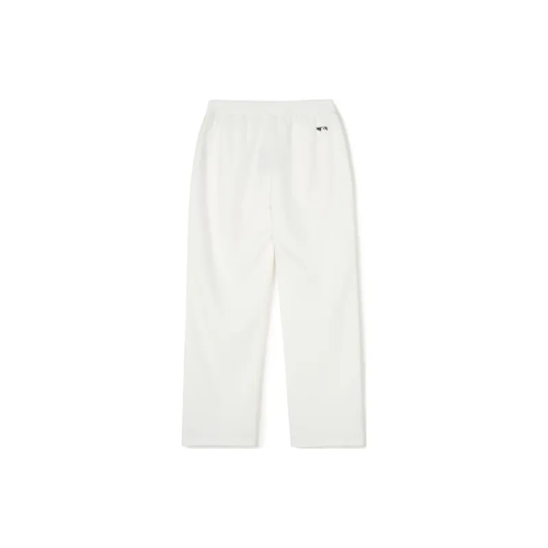 MLB SS24 New York Yankees Knitted Sweatpants Women's Ivory-1