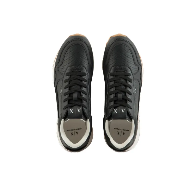 ARMANI EXCHANGE Perforated Panelled Sneakers-2