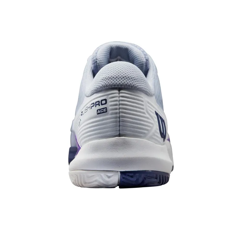 Wilson Rush Pro Ace Slip-Resistant Low-Top Tennis Shoes Women's Blue Purple-3