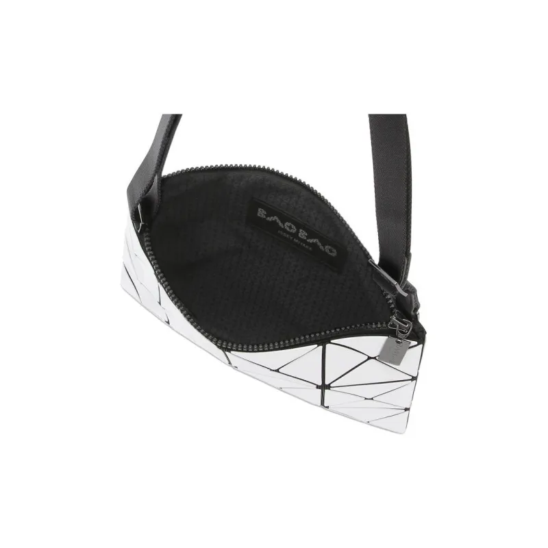 ISSEY MIYAKE Lucent Gloss Mi Polyvinyl Chloride Shoulder Bag, Crossbody Bag Regular Unisex Light Gray & Gray-3