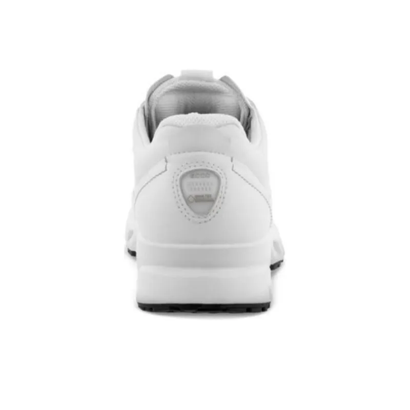 Ecco Multi Vent Cushioning Anti Slip And Wear Resistant Low Top Casual Shoes Men's White-3