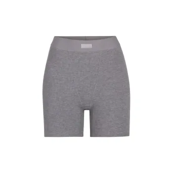 SKIMS SOFT LOUNGE BOXER Underpants Women's Heather Grey/Stone Heather