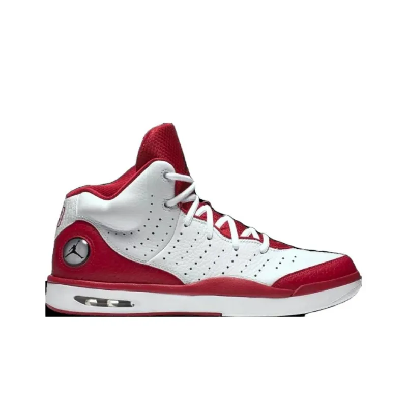 Jordan Flight Tradition White/Black Gym Red-1