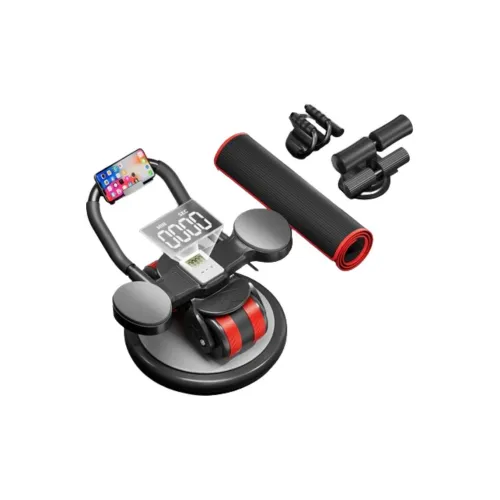 Baijia Abdominal Rollers Automatic Rebound Unisex Abdominal Flat 2-in-1
