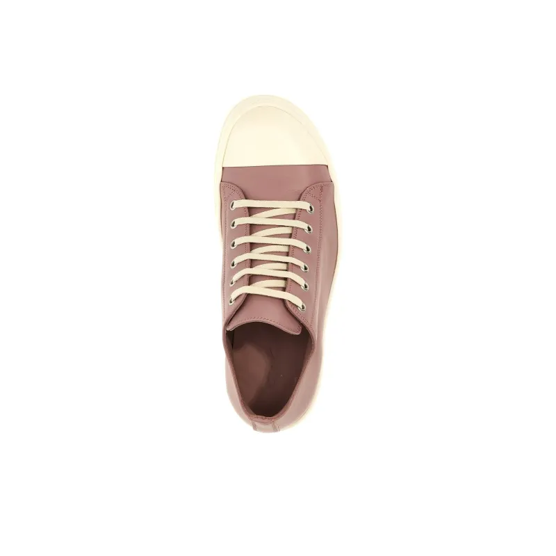 RICK OWENS Lido Leather Low-top Sneakers-4