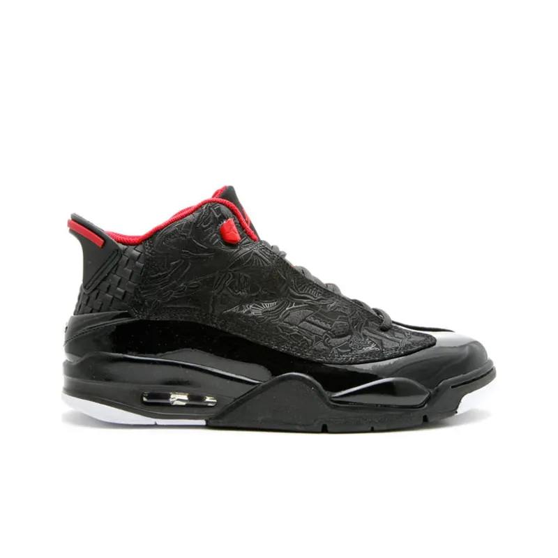 Jordan Dub Zero Black Varsity Red White-1