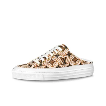 LOUIS VUITTON Lv Crafty Stellar Mules 'Brown Black White' Women's