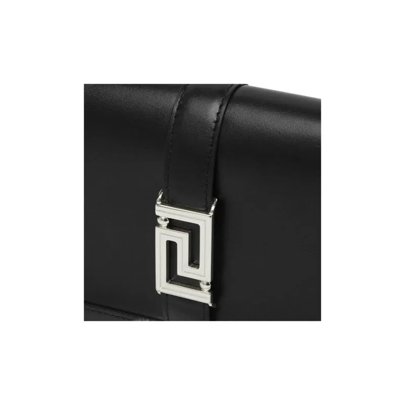 FANSIZHE Calfskin With Sheepskin Trim Envelope Bag Shoulder Bags Women's Black-4