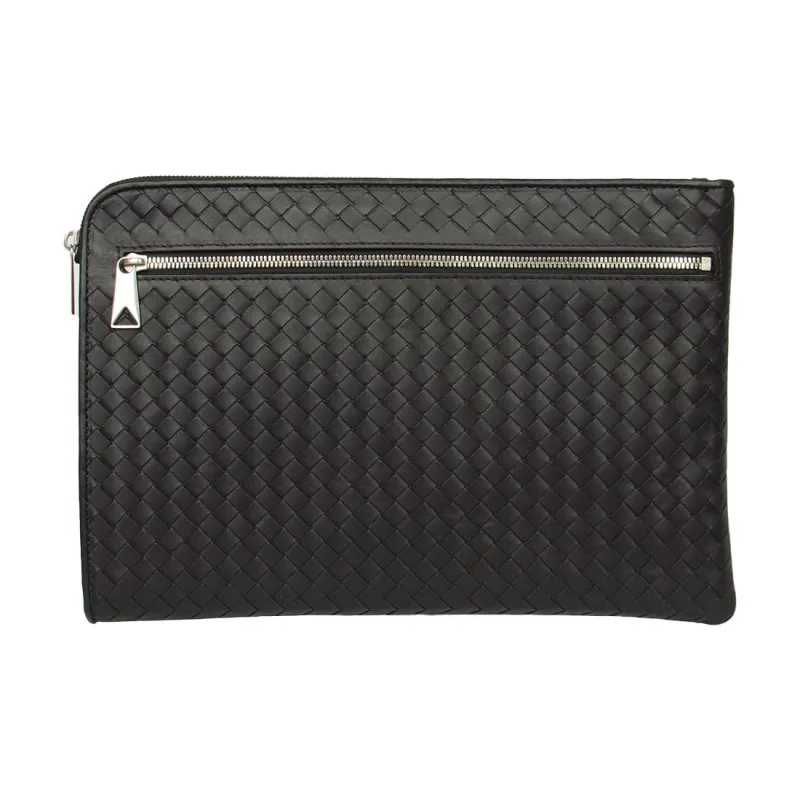 Bottega Veneta Calfskin Wallet Men's Black-0