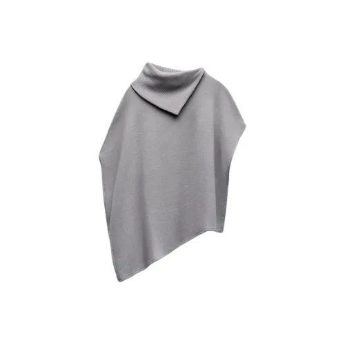 ZARA Knitwear Women's Marbled Gray