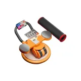 Premium Edition-Vibrant Orange, Abdomen/Flat 2-in-1, Automatic Rebound+Exclusive Yoga Mat