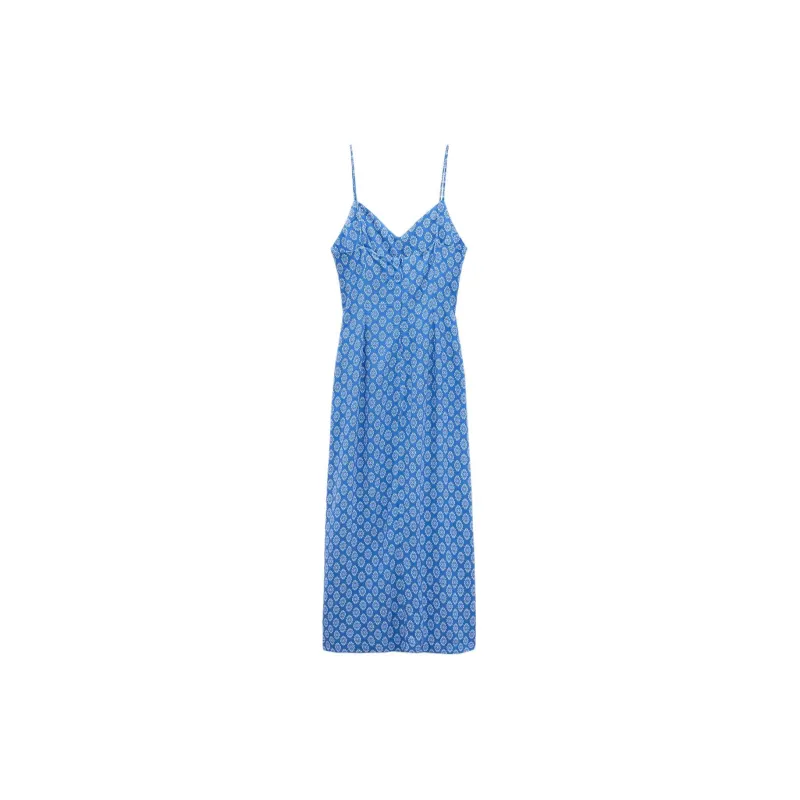 ZARA Slip Dresses Women's Blue-1