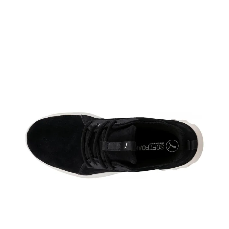 PUMA Carson 2 Moulded Suede Breathable Lightweight Mid-Top Athletic Shoes Women's Black-3