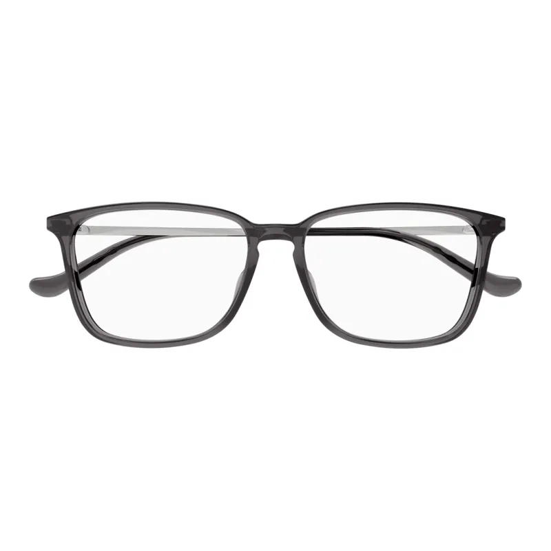 GUCCI Plastic Irregular Shape Eyeglass Frames Men's Gray-0