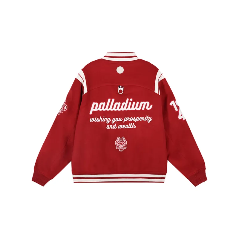 Palladium Baseball Jacket Unisex Red-1