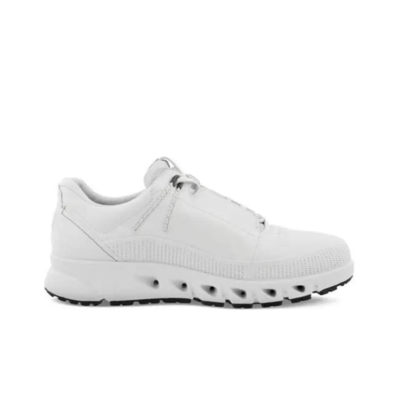 Ecco Multi Vent Cushioning Anti Slip And Wear Resistant Low Top Casual Shoes Men's White-1