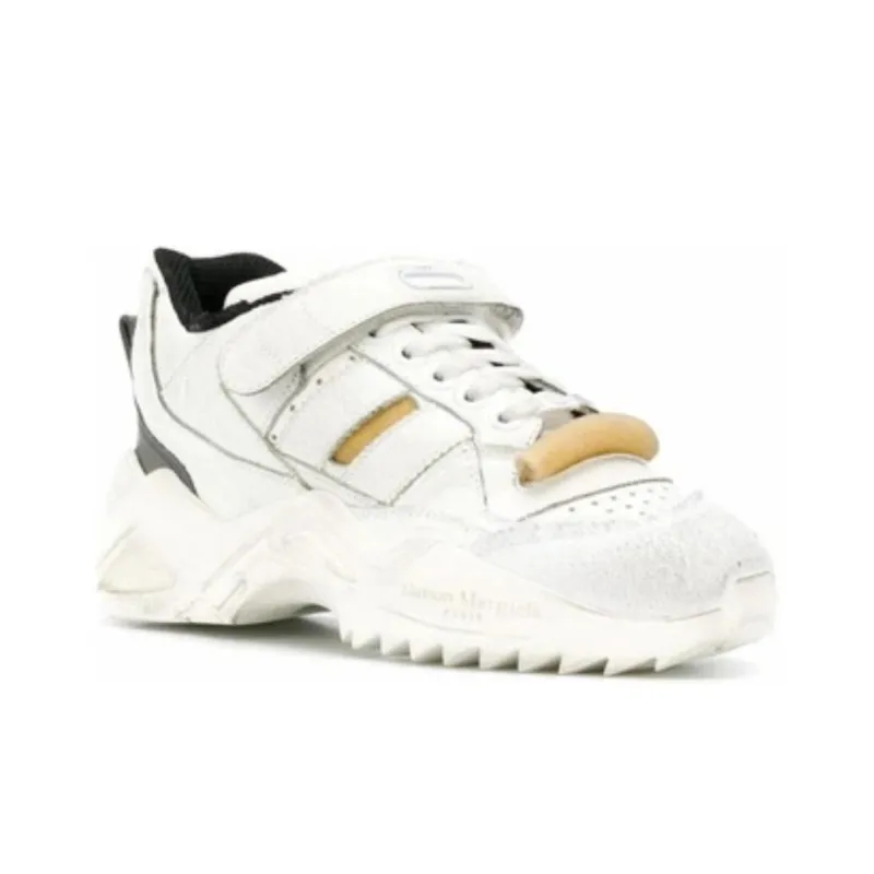 Maison Margiela Replica Cushioning Anti Slip And Wear Resistant Low Top Chunky Sneakers Women's White-1