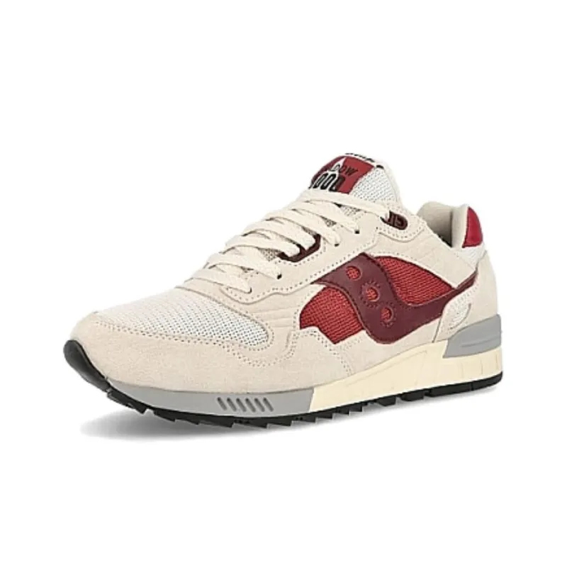 Saucony Shadow 5000 Beige Red Women's-2