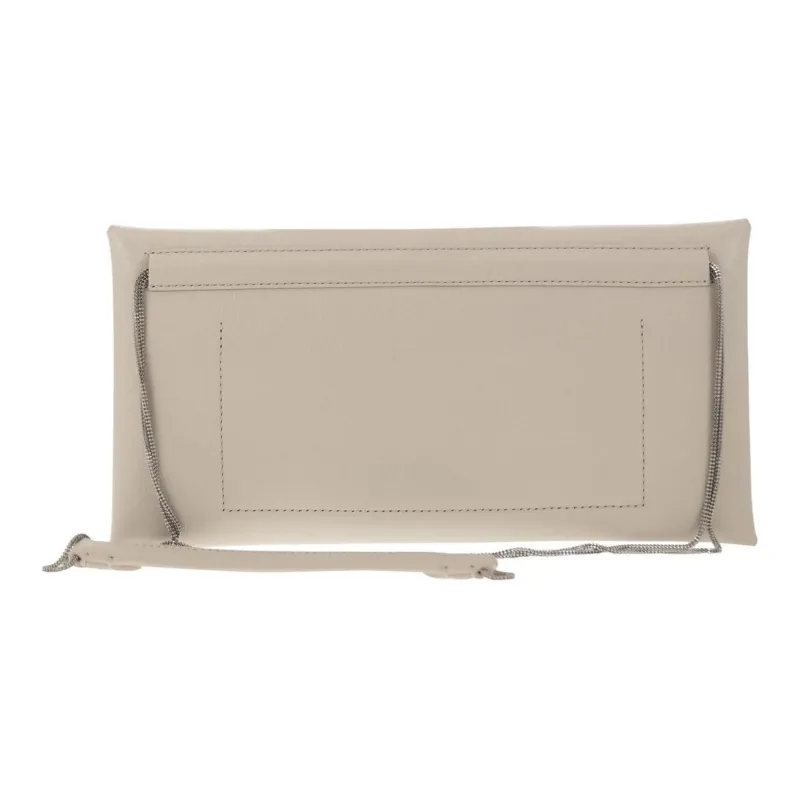 Brunello Cucinelli Logo Printed Chain Linked Crossbody Bag-3