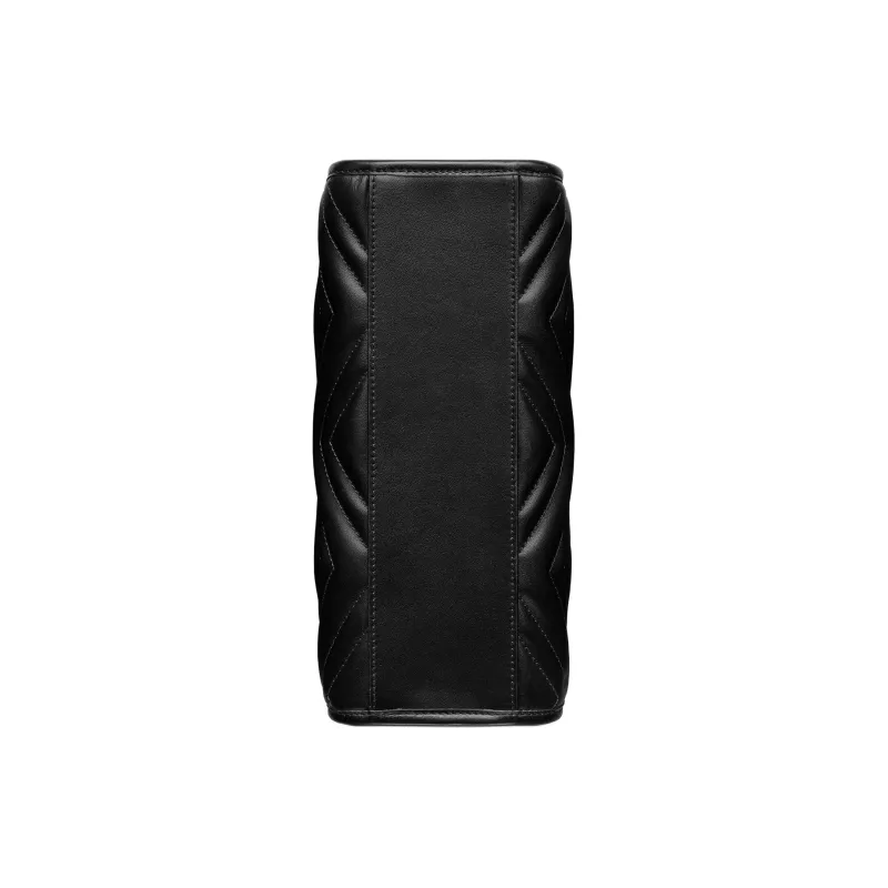 GUCCI GG Marmont Leather Tote Bag Shopping Bag Portable Crossbody Bag Shoulder Bag Women's Black-5