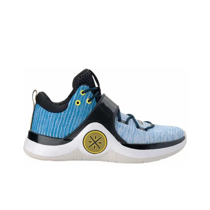 LiNing Way Of Wade 6 Horizon Non slip Lightweight Low Top Basketball Shoes Men's White Blue-1