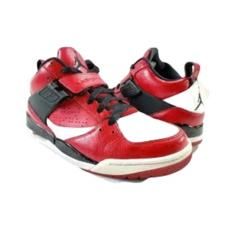 Jordan Flight 45 Gym Red White-2