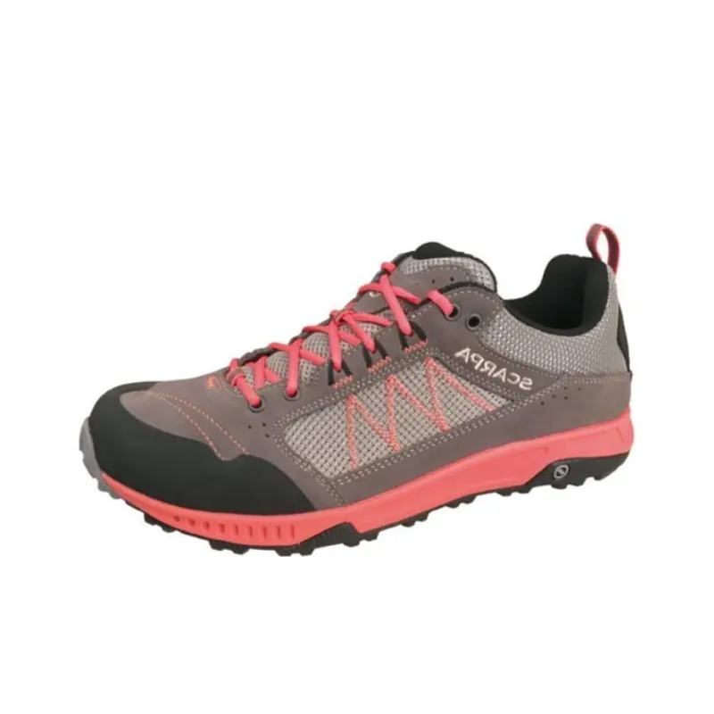 SCARPA Rapid WMN Cushioning Wear-Resistant Low-Top Running Shoes Women's Gray Red-0