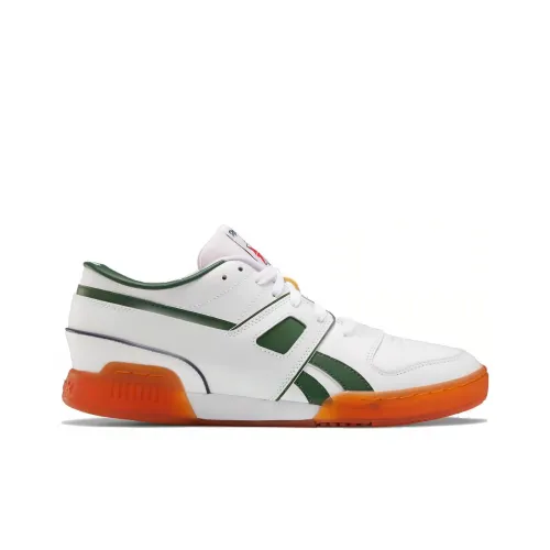 Reebok Workout Skateboard Shoes Unisex Low-Top White/Green