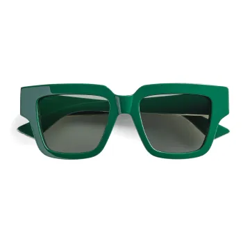 Bottega Veneta Square Sunglasses Women's Green