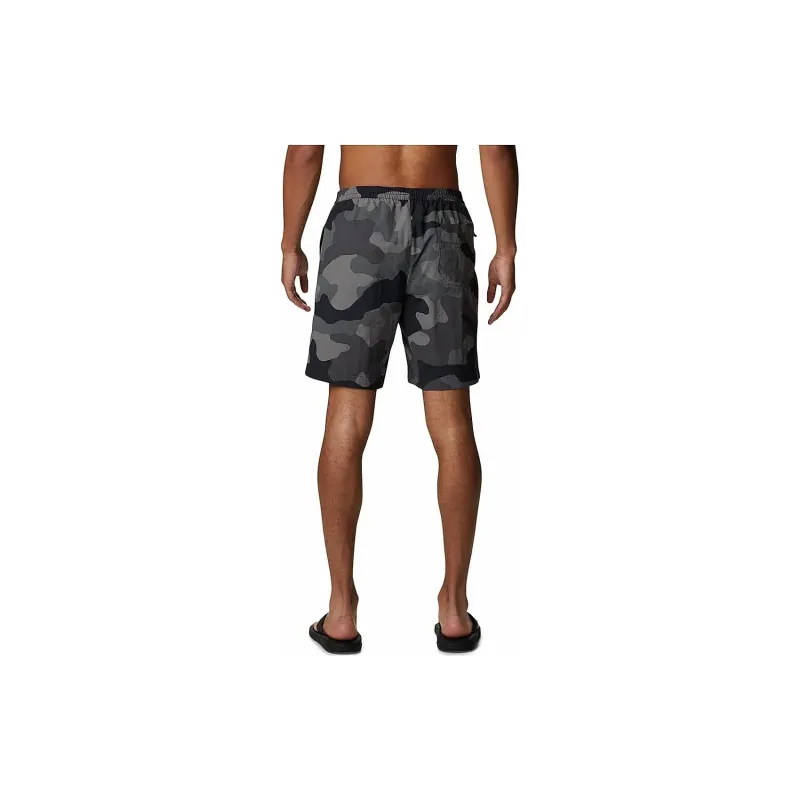 Columbia Casual Shorts Men's Camouflage Gray-1