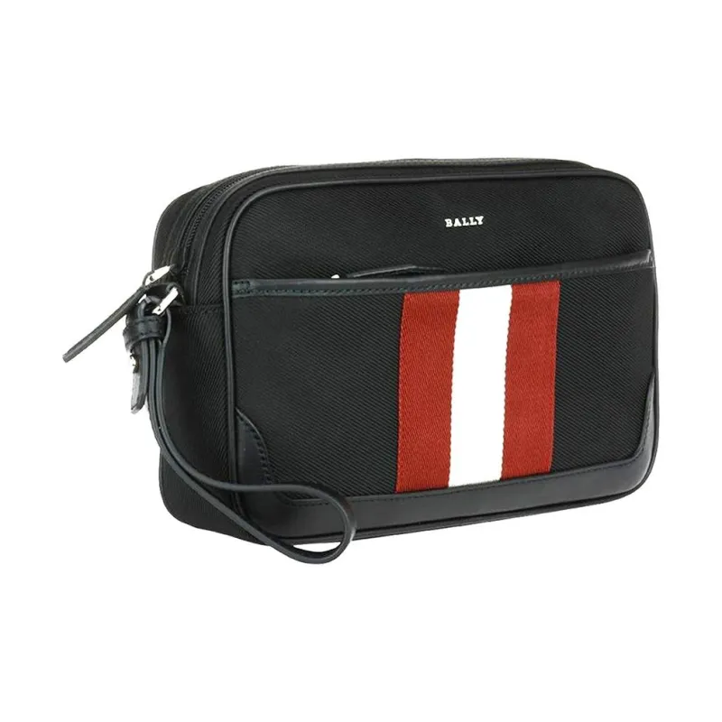 BALLY Nylon Clutch Regular Men's Black-2