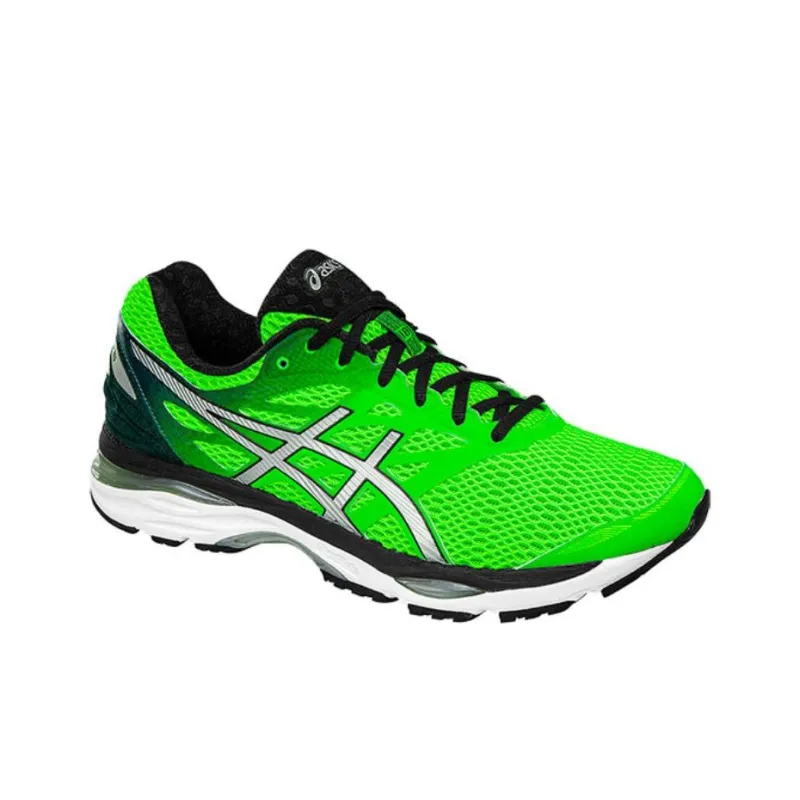 Asics Gel-Cumulus 18 Slip-Resistant Low-Top Running Shoes Men's Green Black-1