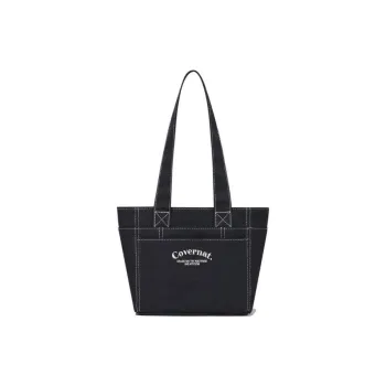 COVERNAT Cotton Tote Bag, Shopping Bag, Handbag, Shoulder Bag Mini Unisex Marine Blue
